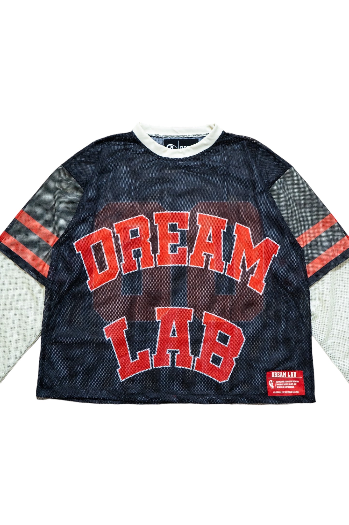 Dream Lab Black/Red Mesh Jersey