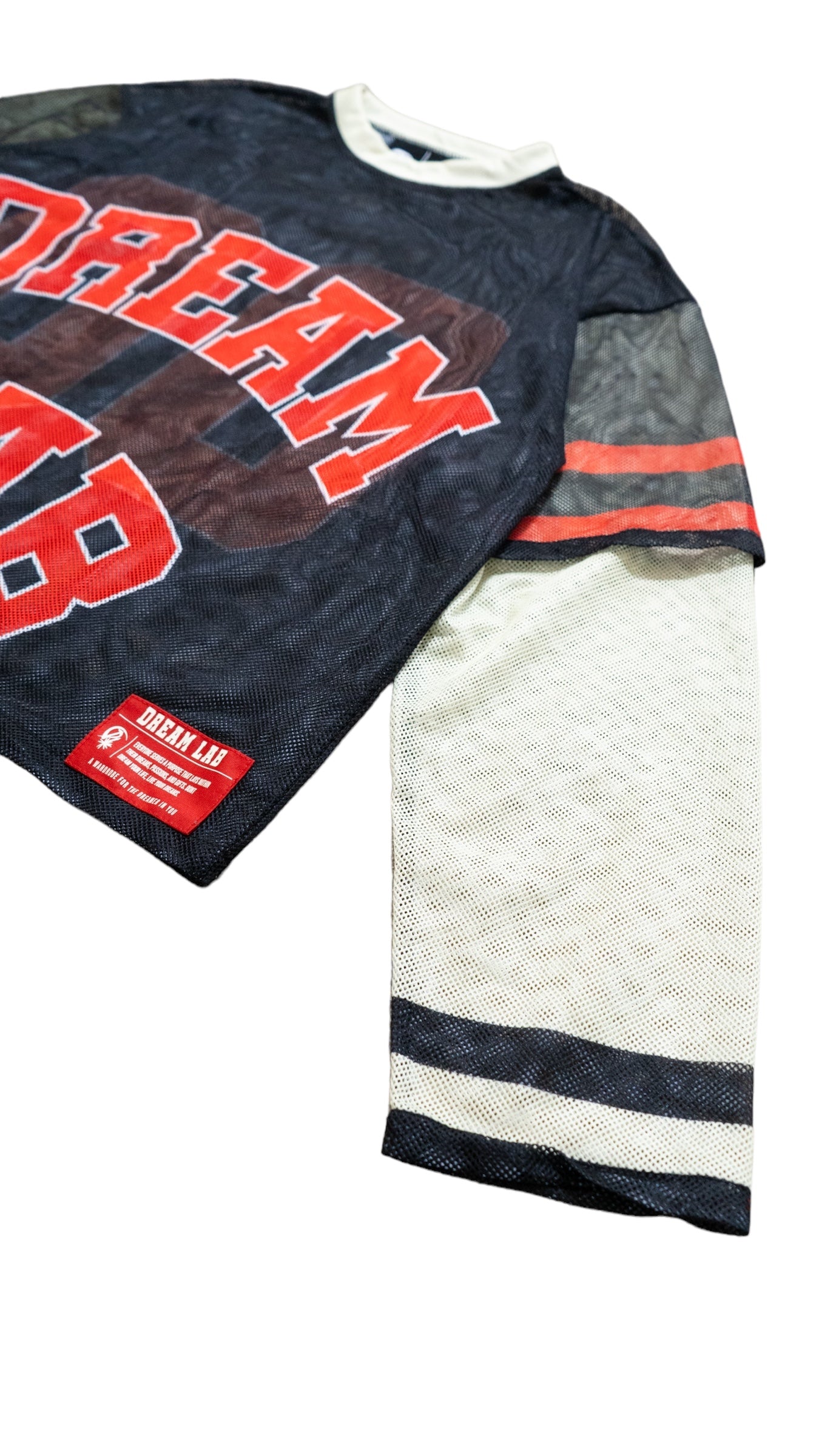 Dream Lab Black/Red Mesh Jersey