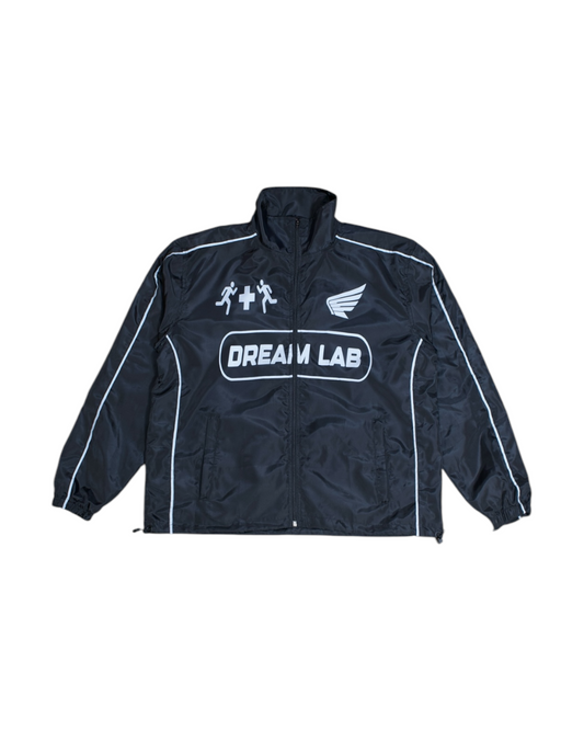 Black Reflective Windbreaker