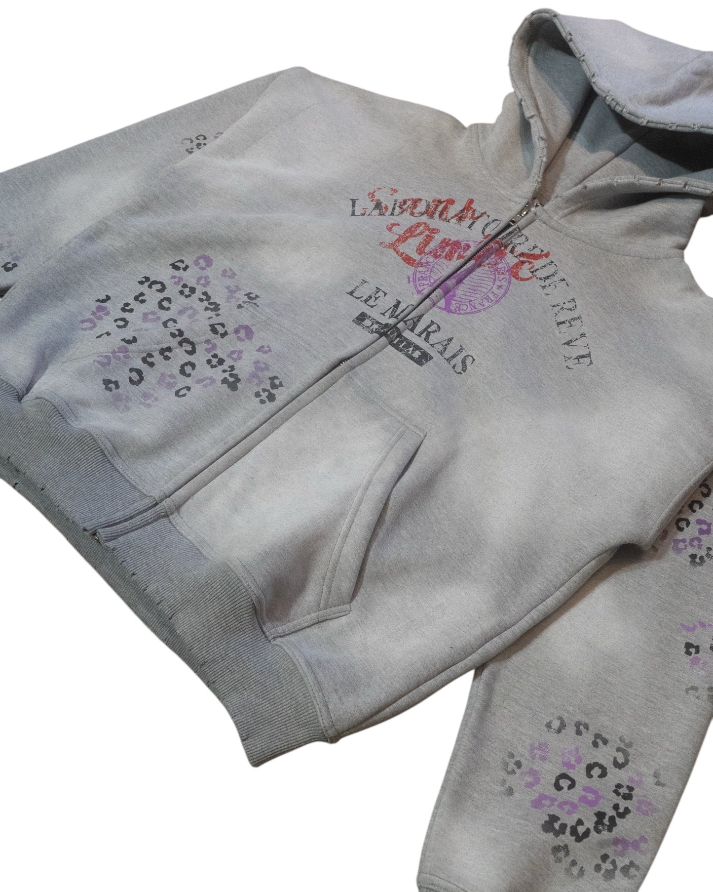 Paris Stamps Hoodie